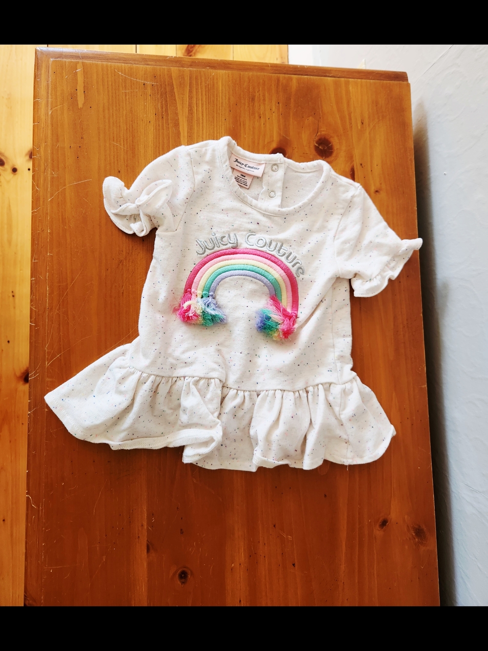 Juicy Couture 18m Rainbow Ruffle Top